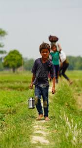 Bihar village by the river